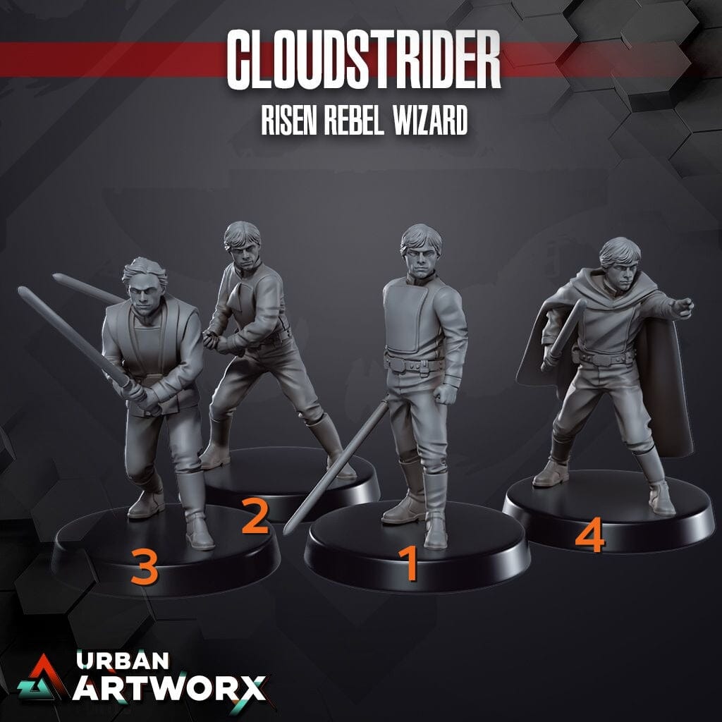 Tabletop Miniaturen - Skullforge Studios - Cloudstrider Risen Rebel Wizard (4) Skullforge Studios
