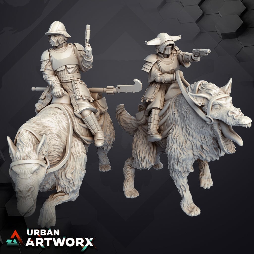 Tabletop Miniaturen - Skullforge Studios - Crimson Wolf Riders (3) Skullforge Studios