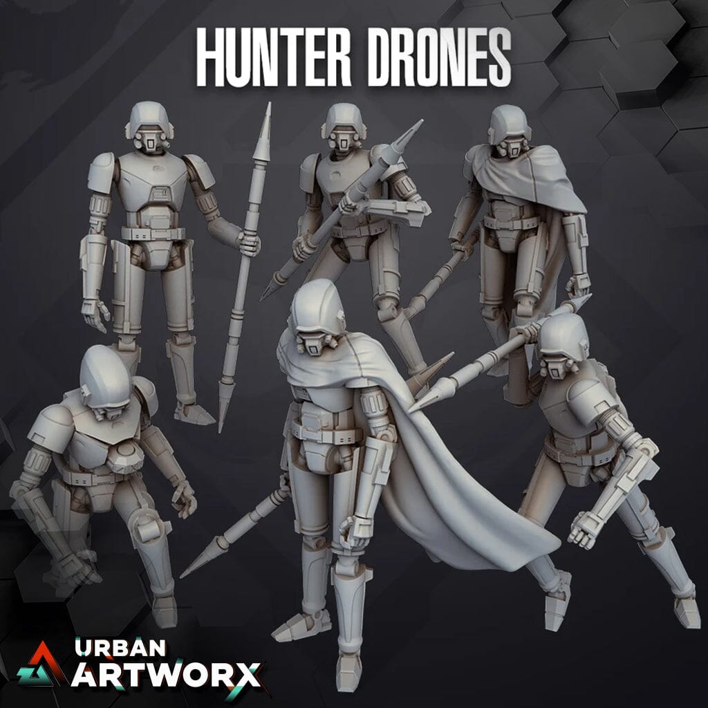 Tabletop Miniaturen - Skullforge Studios - Dark Warden Droids (6) Skullforge Studios