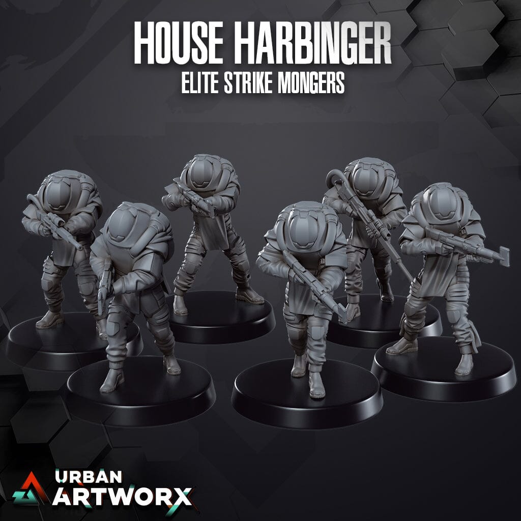Tabletop Miniaturen - Skullforge Studios - Dune - House Harbinger Elite Strike Mongers (6) Skullforge Studios