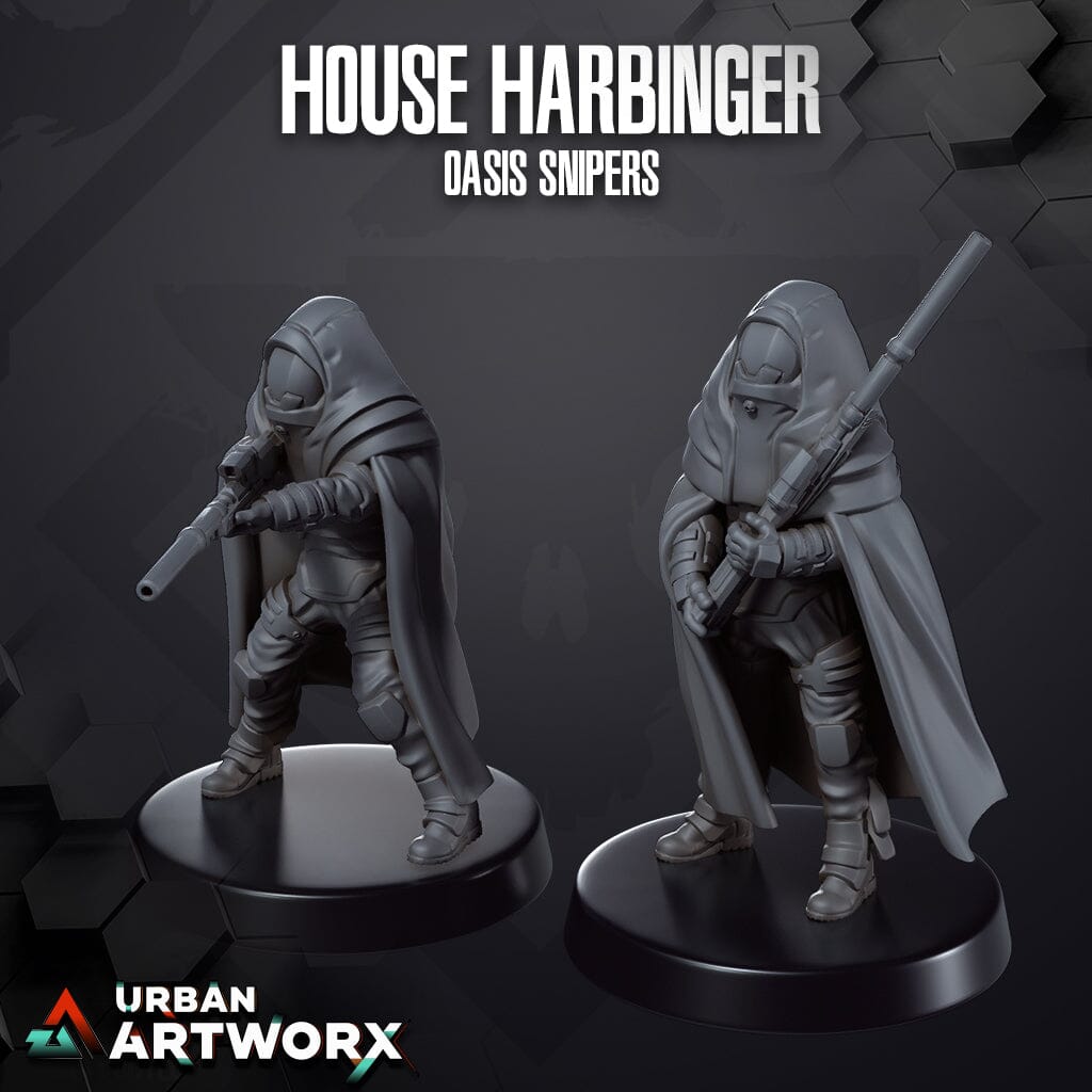 Tabletop Miniaturen - Skullforge Studios - Dune - House Harbinger Oasis Snipers (2) Skullforge Studios