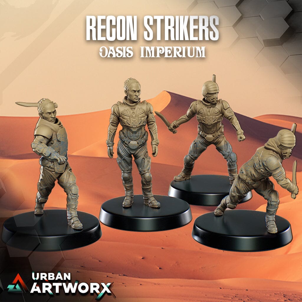 Tabletop Miniaturen - Skullforge Studios - Dune - Oasis Recon Strikers (4) Skullforge Studios
