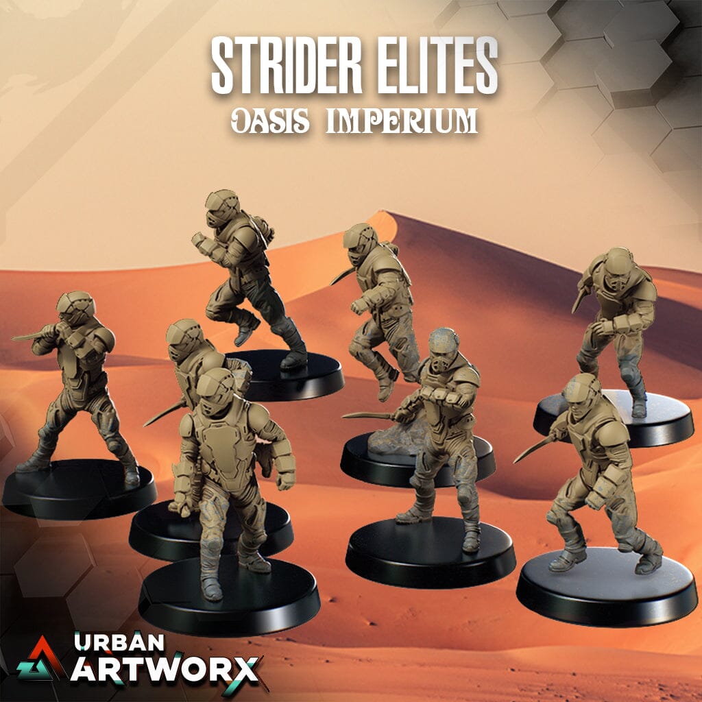Tabletop Miniaturen - Skullforge Studios - Dune - Oasis Strider Elites (8) Skullforge Studios
