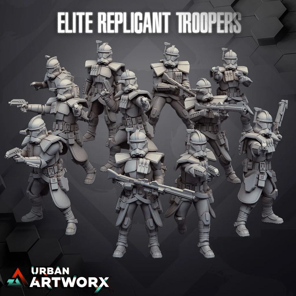 Tabletop Miniaturen - Skullforge Studios - Elite Replicant Troopers (11) Skullforge Studios