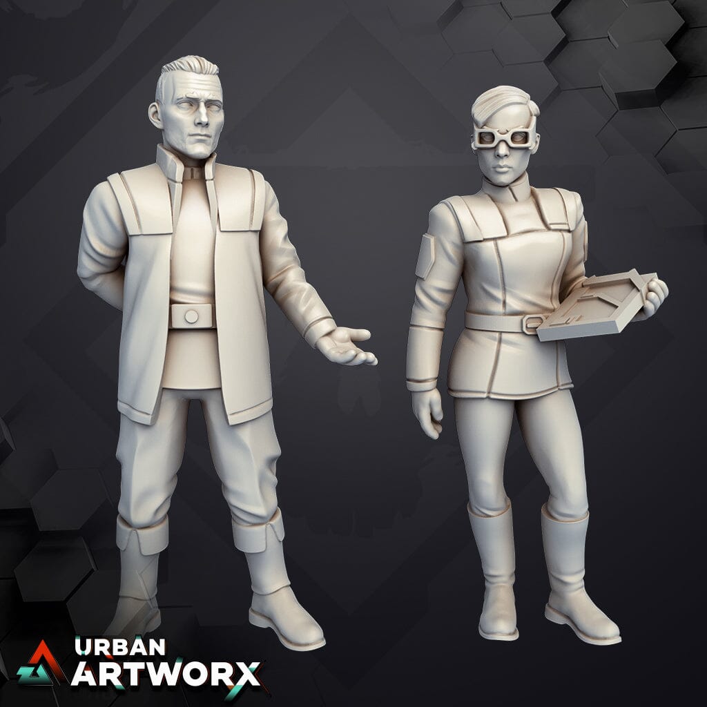 Tabletop Miniaturen - Skullforge Studios - Evil Scientists (2) Skullforge Studios