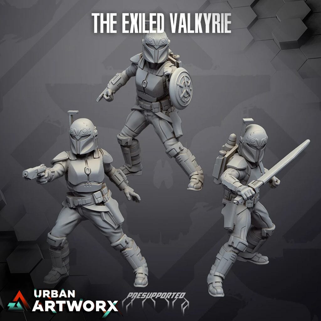Tabletop Miniaturen - Skullforge Studios - Exiled Valkyrie Monarch (3) Skullforge Studios
