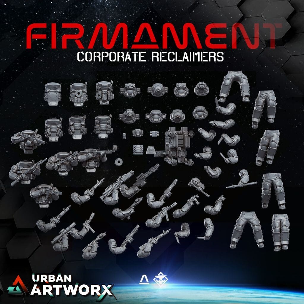 Tabletop Miniaturen - Skullforge Studios - Firmament: Corporate Reclaimers (6) Skullforge Studios