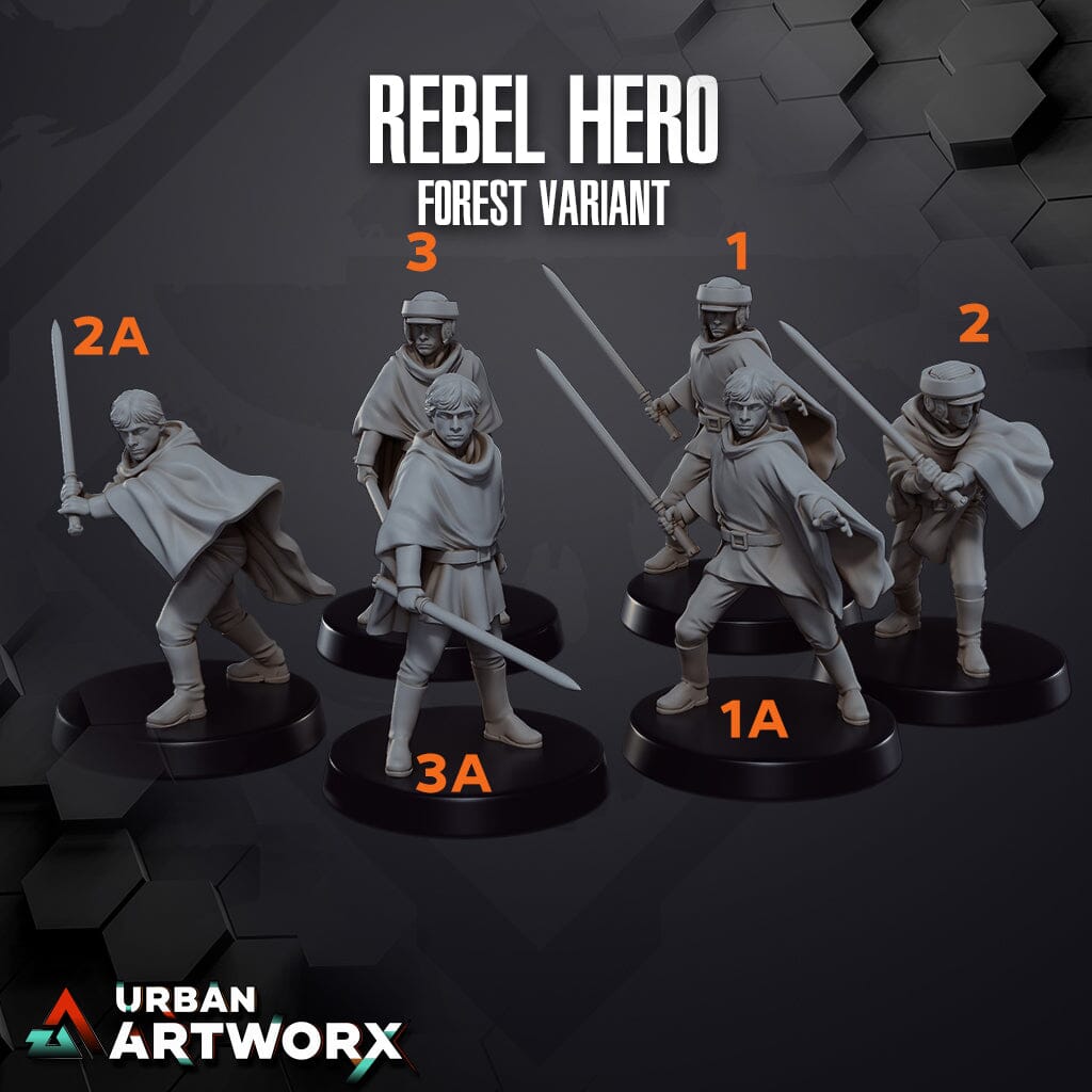 Tabletop Miniaturen - Skullforge Studios - Forest Prodigal Hero Skullforge Studios