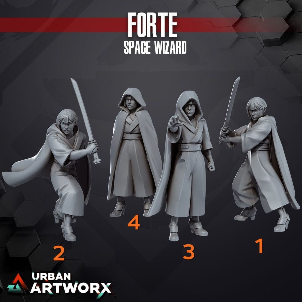 Tabletop Miniaturen - Skullforge Studios - Forte Space Wizard (4) Skullforge Studios