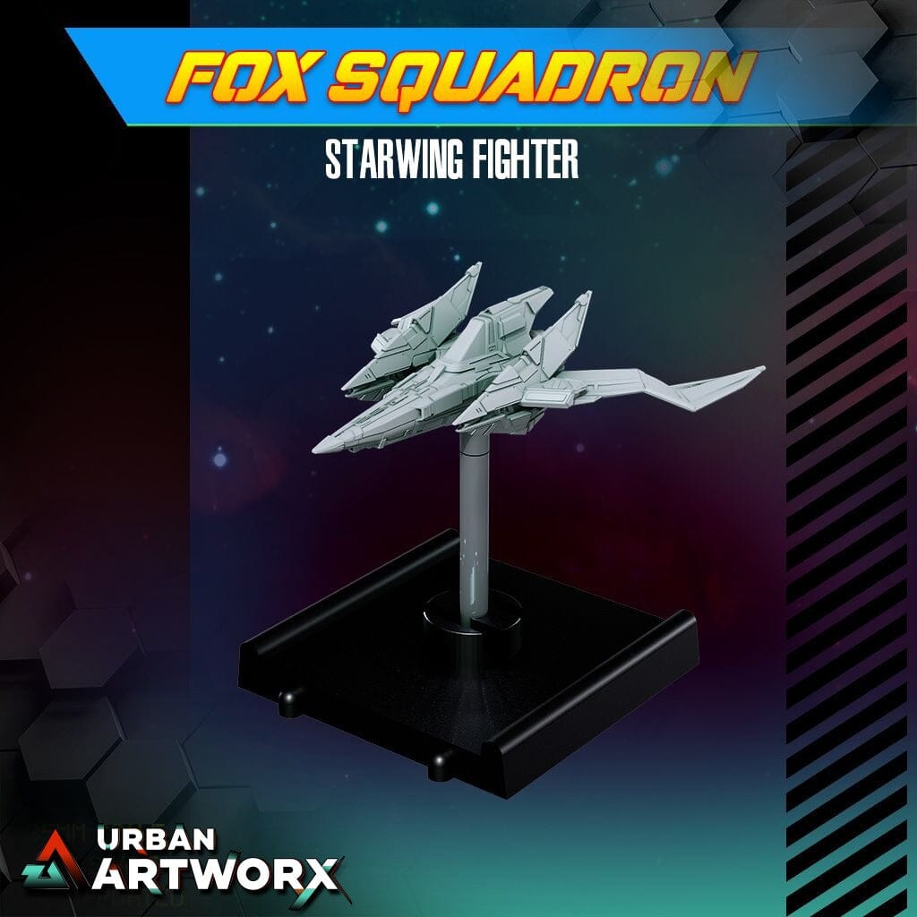 Tabletop Miniaturen - Skullforge Studios - Fox Squadron: Starwing Fighter Scale Model (1) Skullforge Studios