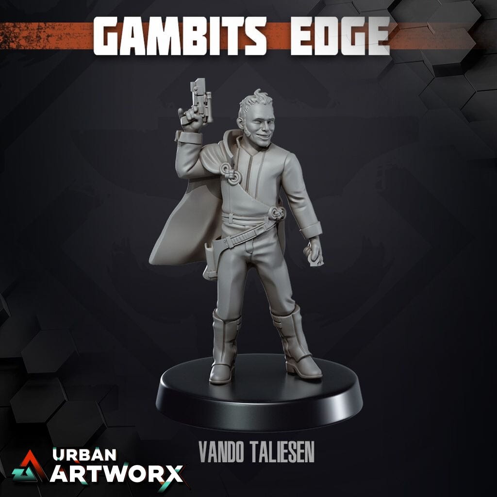 Tabletop Miniaturen - Skullforge Studios - Gambits Edge: Vando Taliesen (1) Skullforge Studios