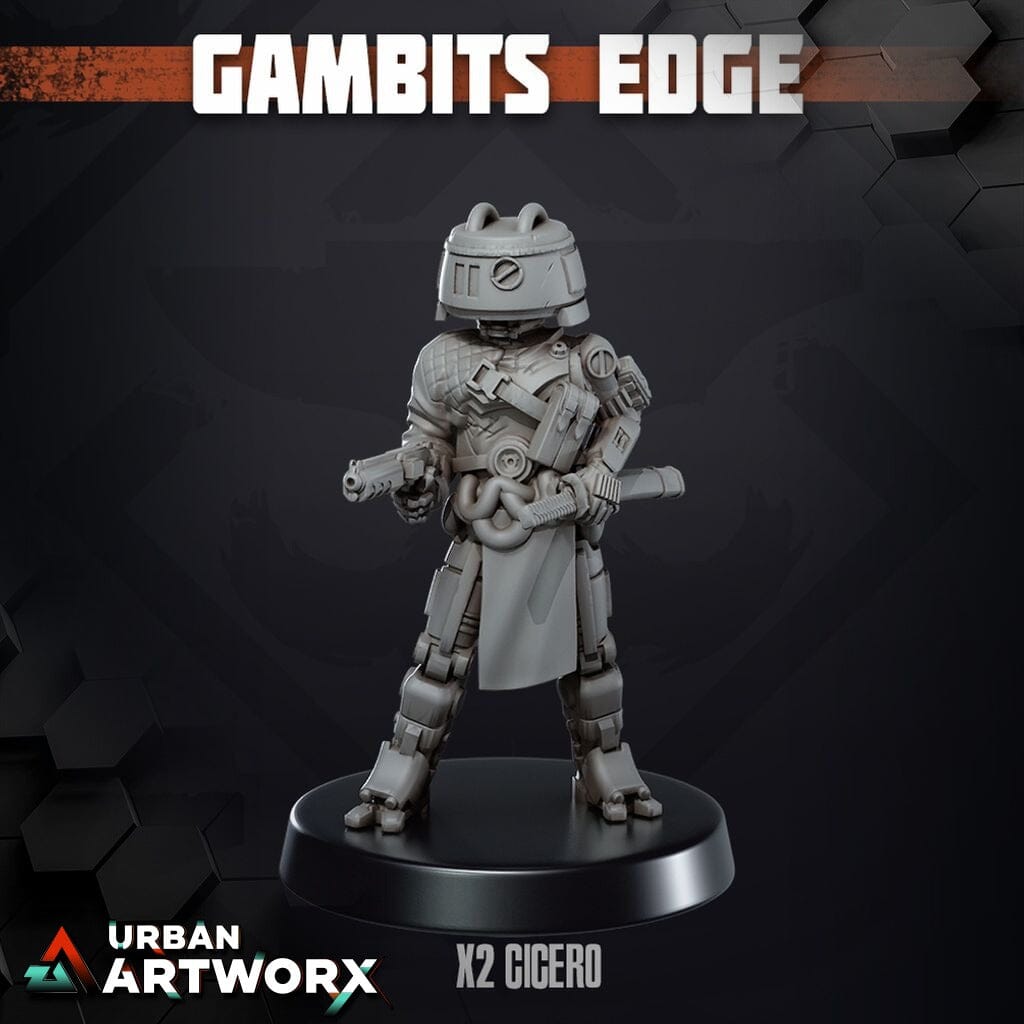Tabletop Miniaturen - Skullforge Studios - Gambits Edge: X2 Cicero (1) Skullforge Studios