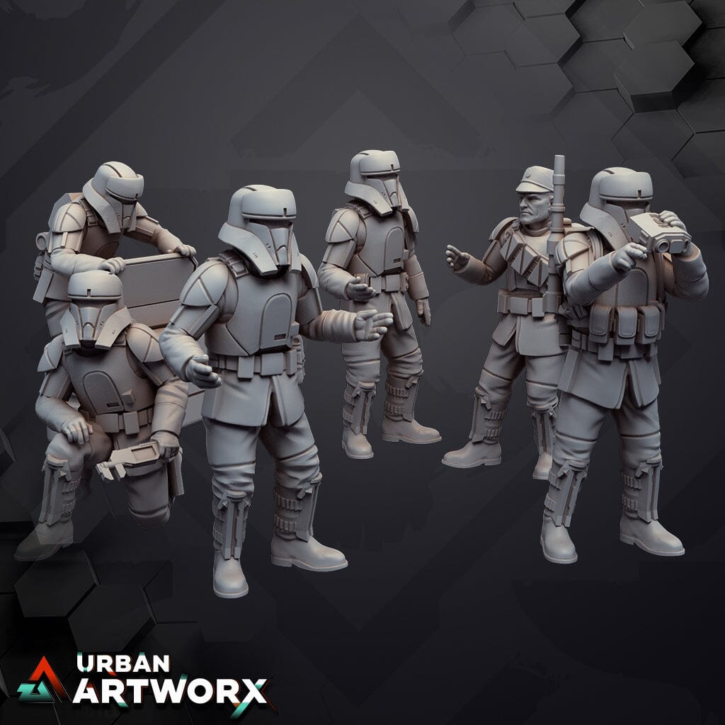 Tabletop Miniaturen - Skullforge Studios - Garrison Crew (6) Skullforge Studios