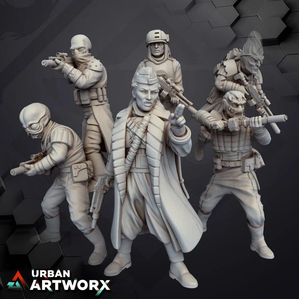 Tabletop Miniaturen - Skullforge Studios - Generic Ruffians (6) Skullforge Studios