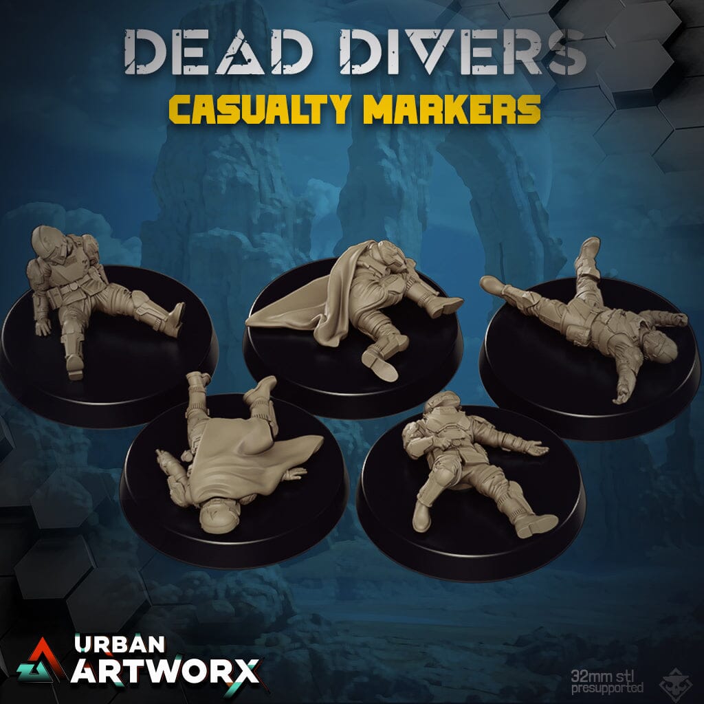 Tabletop Miniaturen - Skullforge Studios - Heck Divers: Fallen Heroes (5) Skullforge Studios