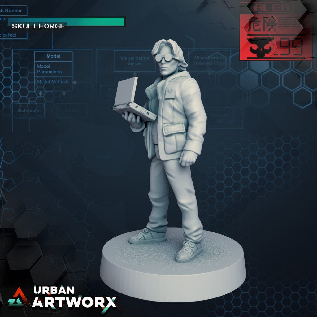 Tabletop Miniaturen - Skullforge Studios - Hexagon Scientist (1) Skullforge Studios