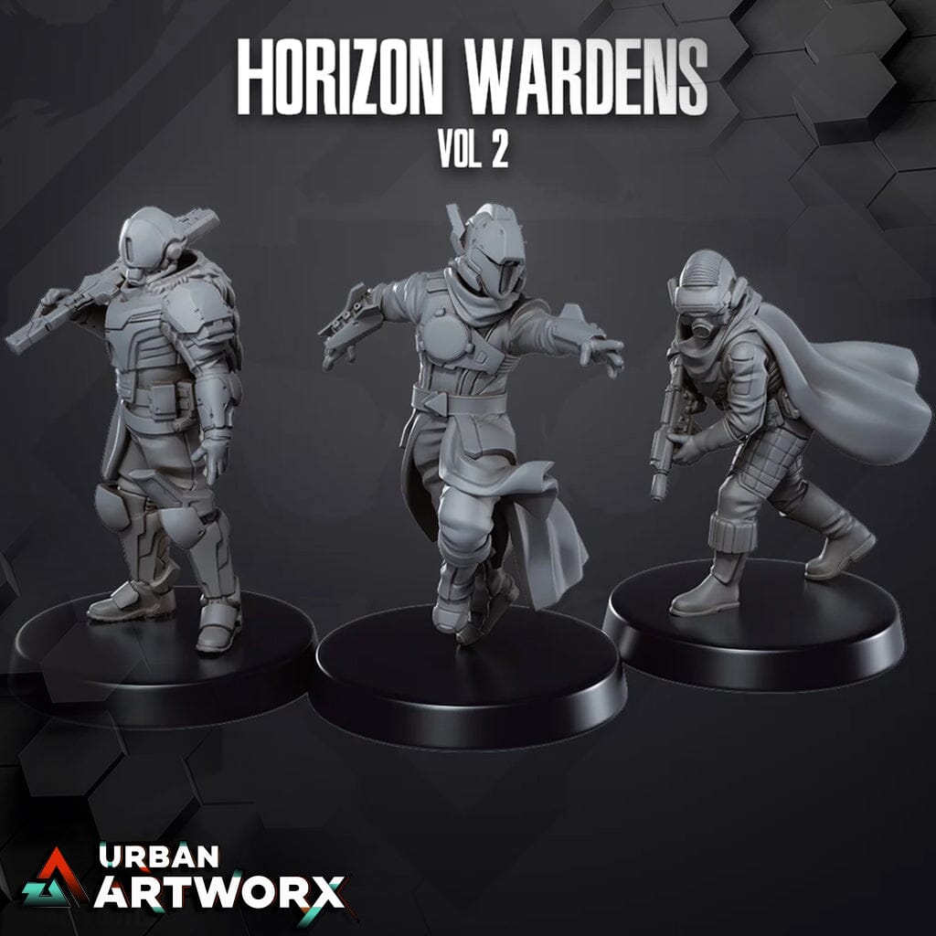 Tabletop Miniaturen - Skullforge Studios - Horizon Wardens Set 2 (3) Skullforge Studios