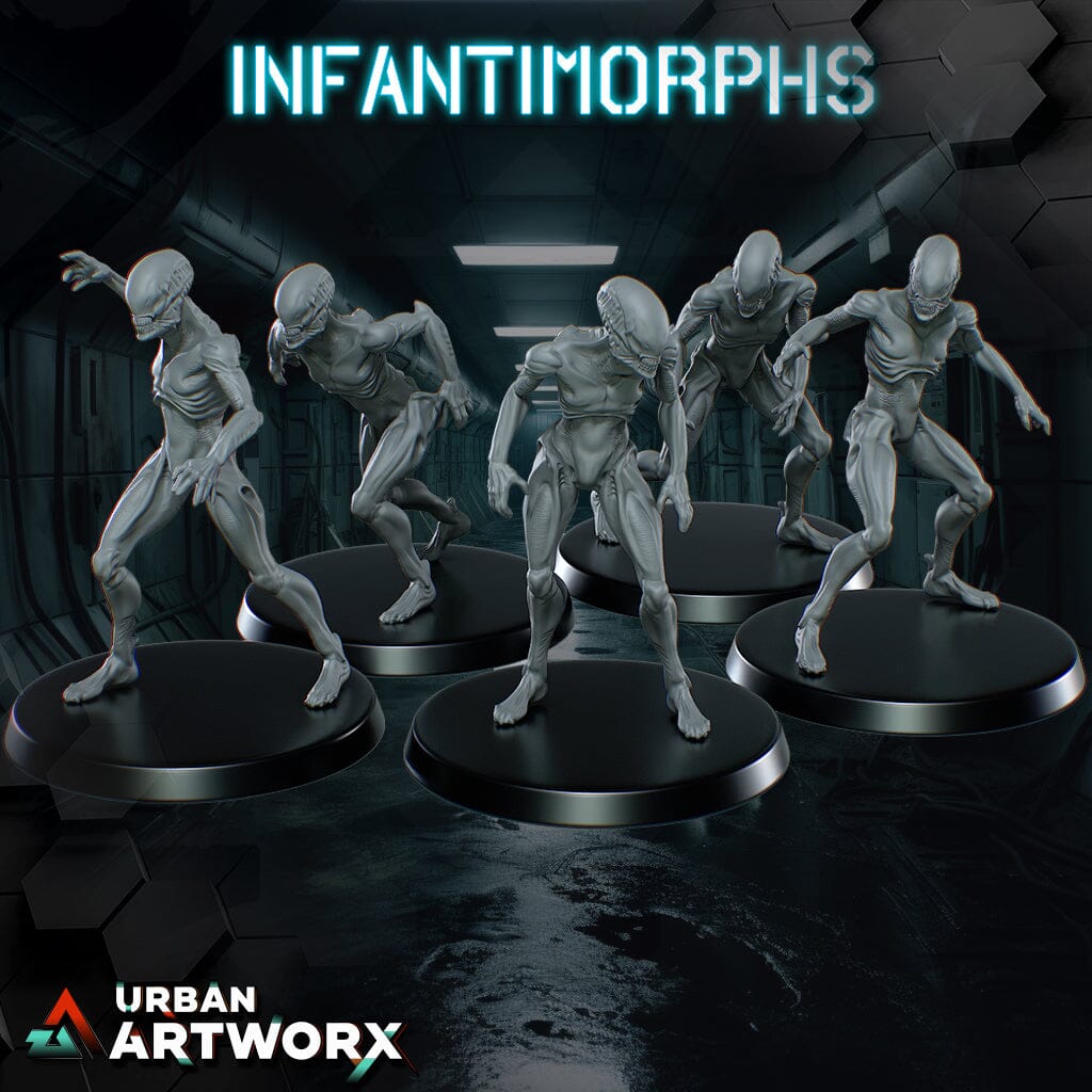 Tabletop Miniaturen - Skullforge Studios - Infantimorphs (5) Skullforge Studios