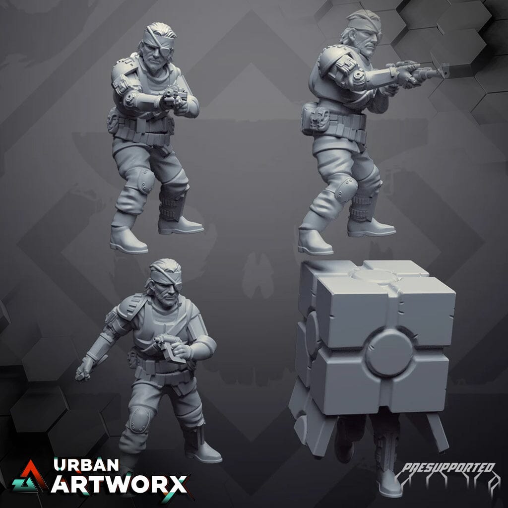 Tabletop Miniaturen - Skullforge Studios - Insurgent Ghost Python Mercenary (3) Skullforge Studios