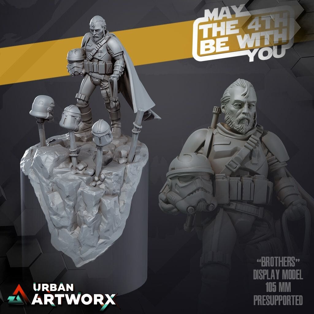 Tabletop Miniaturen - Skullforge Studios - May the 4th: 'Brothers' Display Model (1) Skullforge Studios