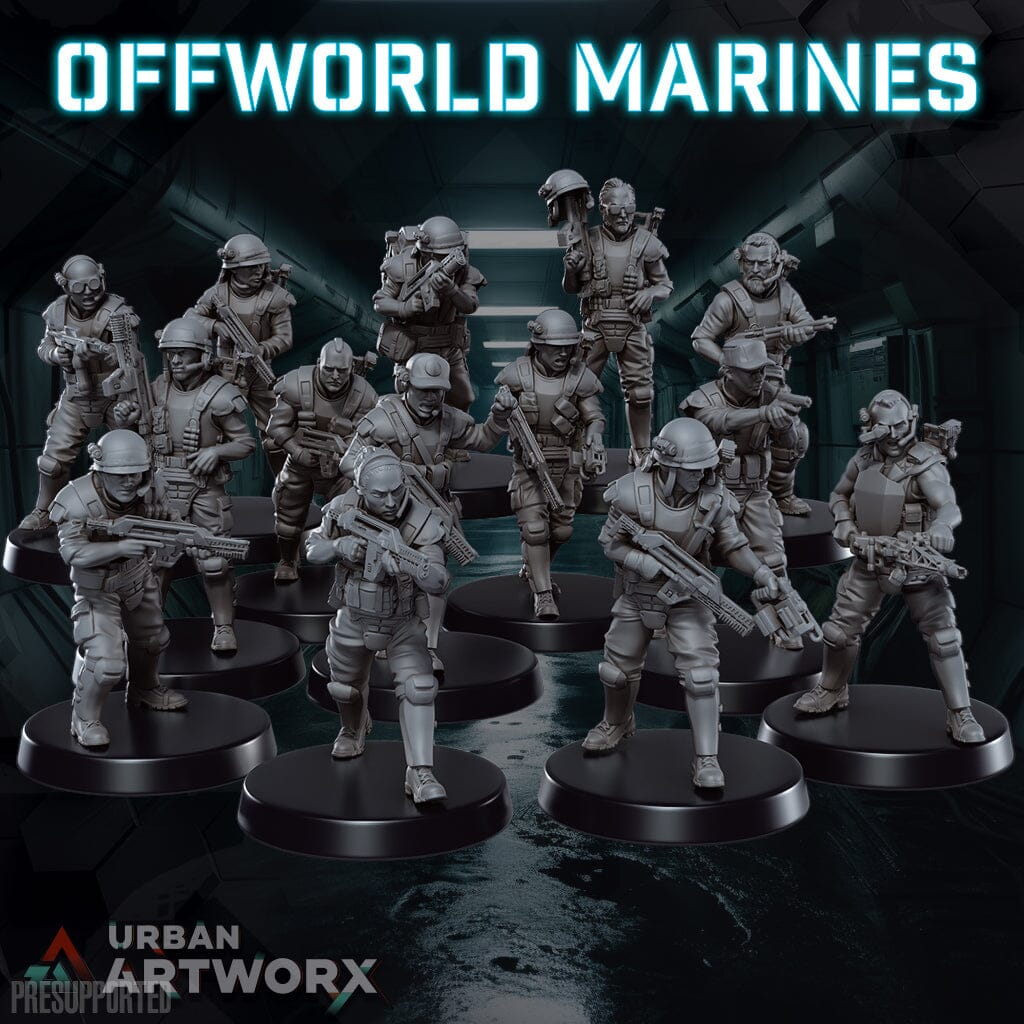 Tabletop Miniaturen - Skullforge Studios - Offworld Marines (14) Skullforge Studios