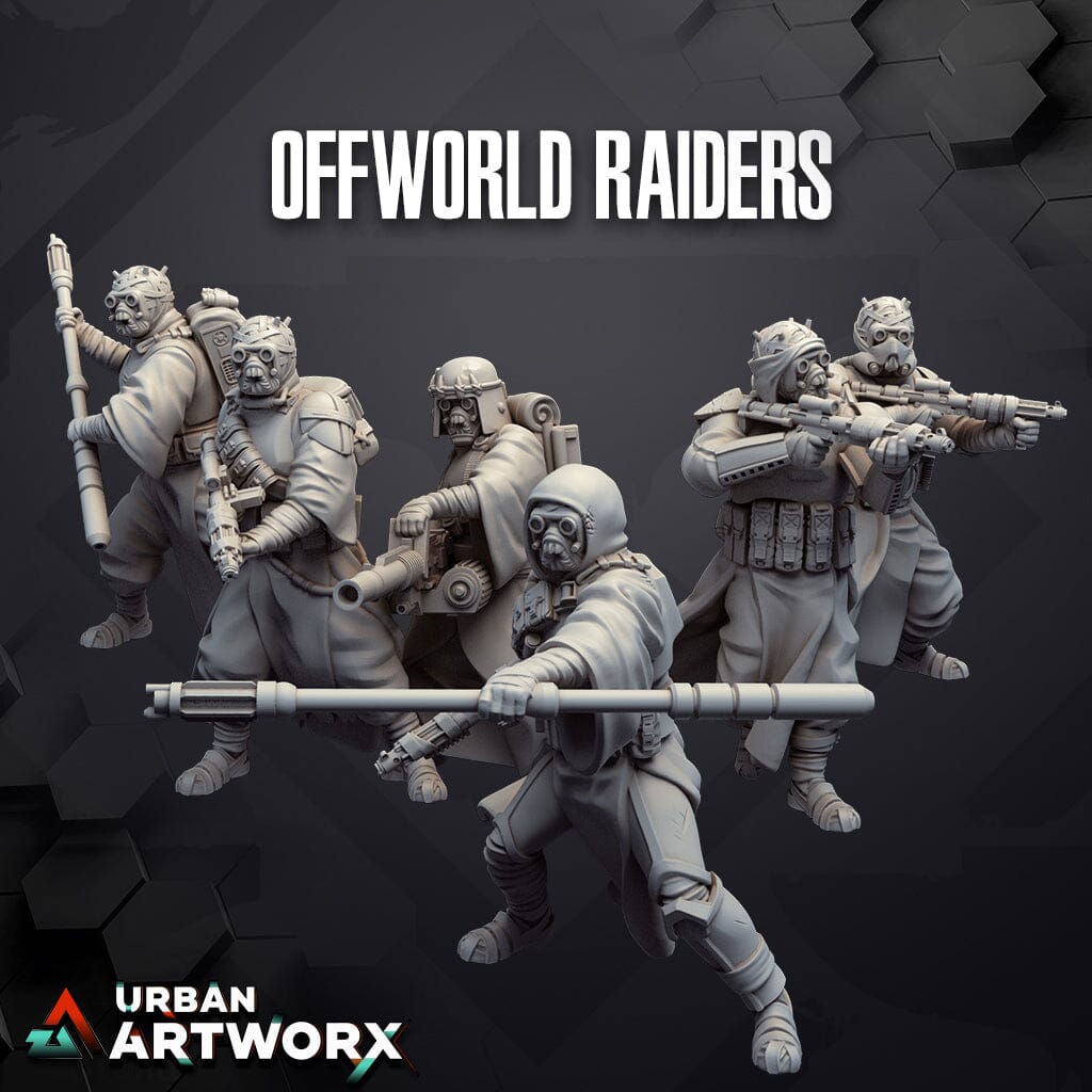 Tabletop Miniaturen - Skullforge Studios - Offworld Raiders (6) Skullforge Studios