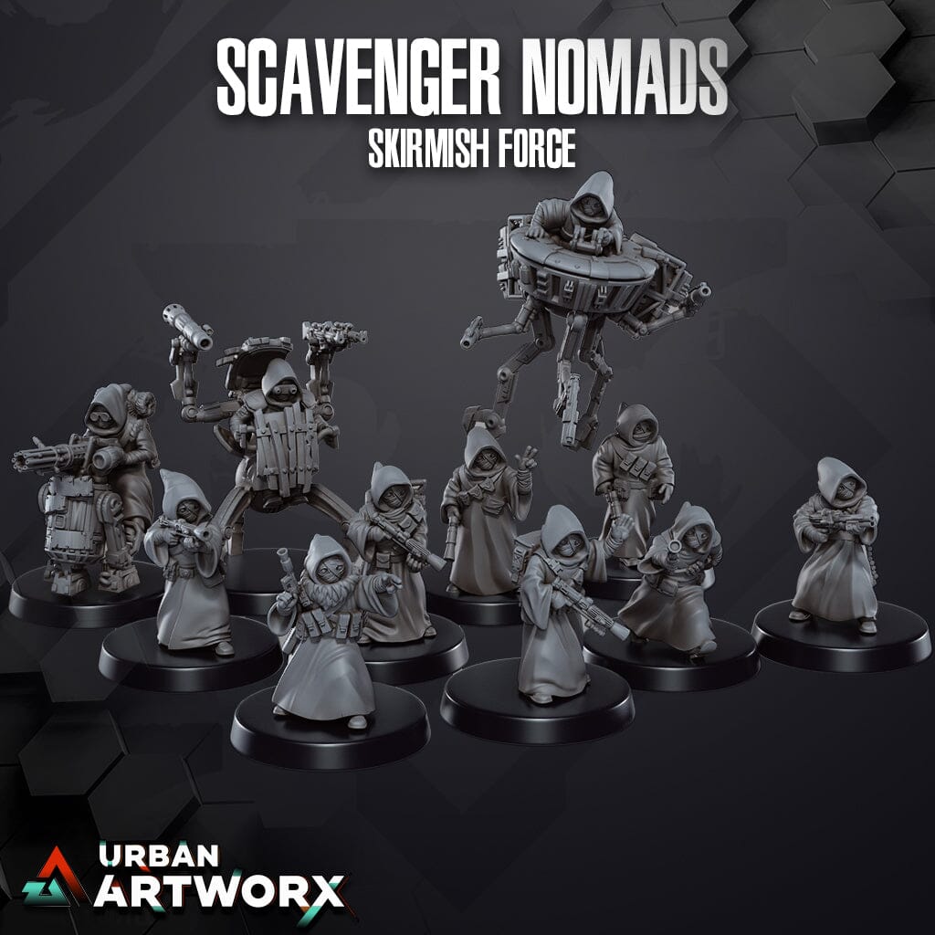 Tabletop Miniaturen - Skullforge Studios - Offworld Scavanger Nomads (11) Skullforge Studios