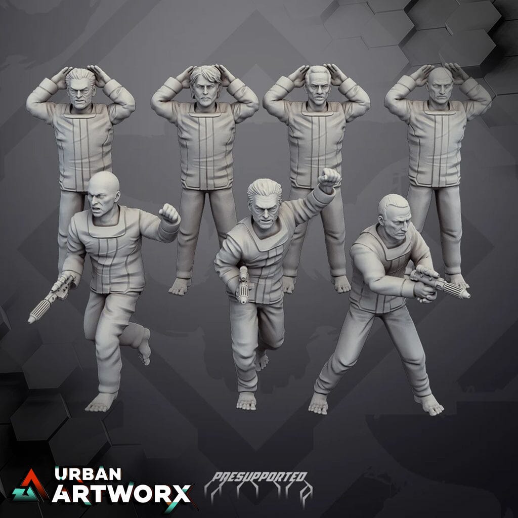 Tabletop Miniaturen - Skullforge Studios - One Way Out Prisoners (7) Skullforge Studios
