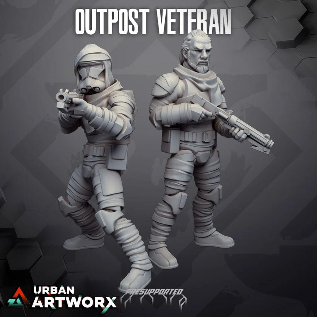 Tabletop Miniaturen - Skullforge Studios - Outpost Veteran (2) Skullforge Studios