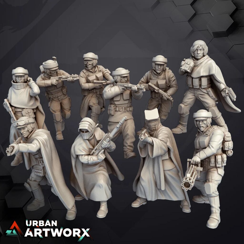 Tabletop Miniaturen - Skullforge Studios - Partisan Troopers (10) Skullforge Studios