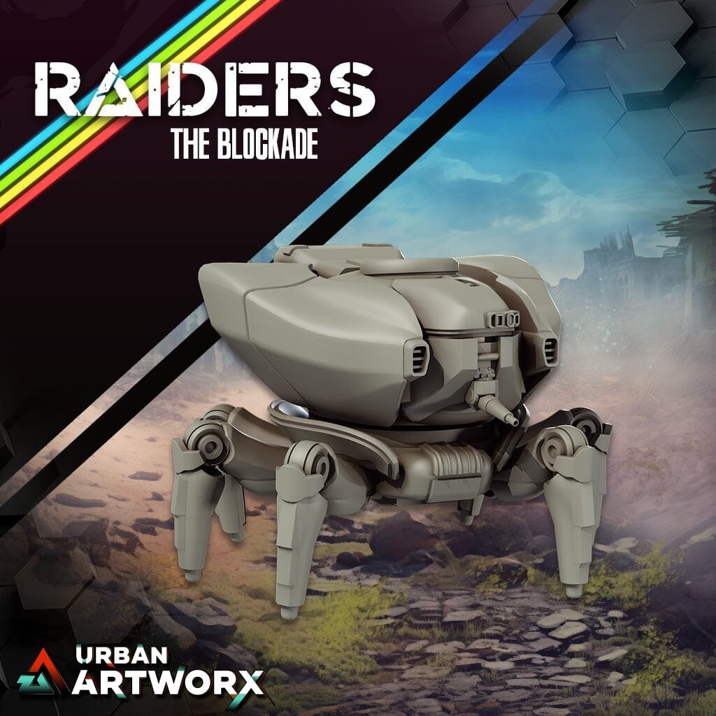 Tabletop Miniaturen - Skullforge Studios - Raiders: Botz (3) Skullforge Studios Blockade