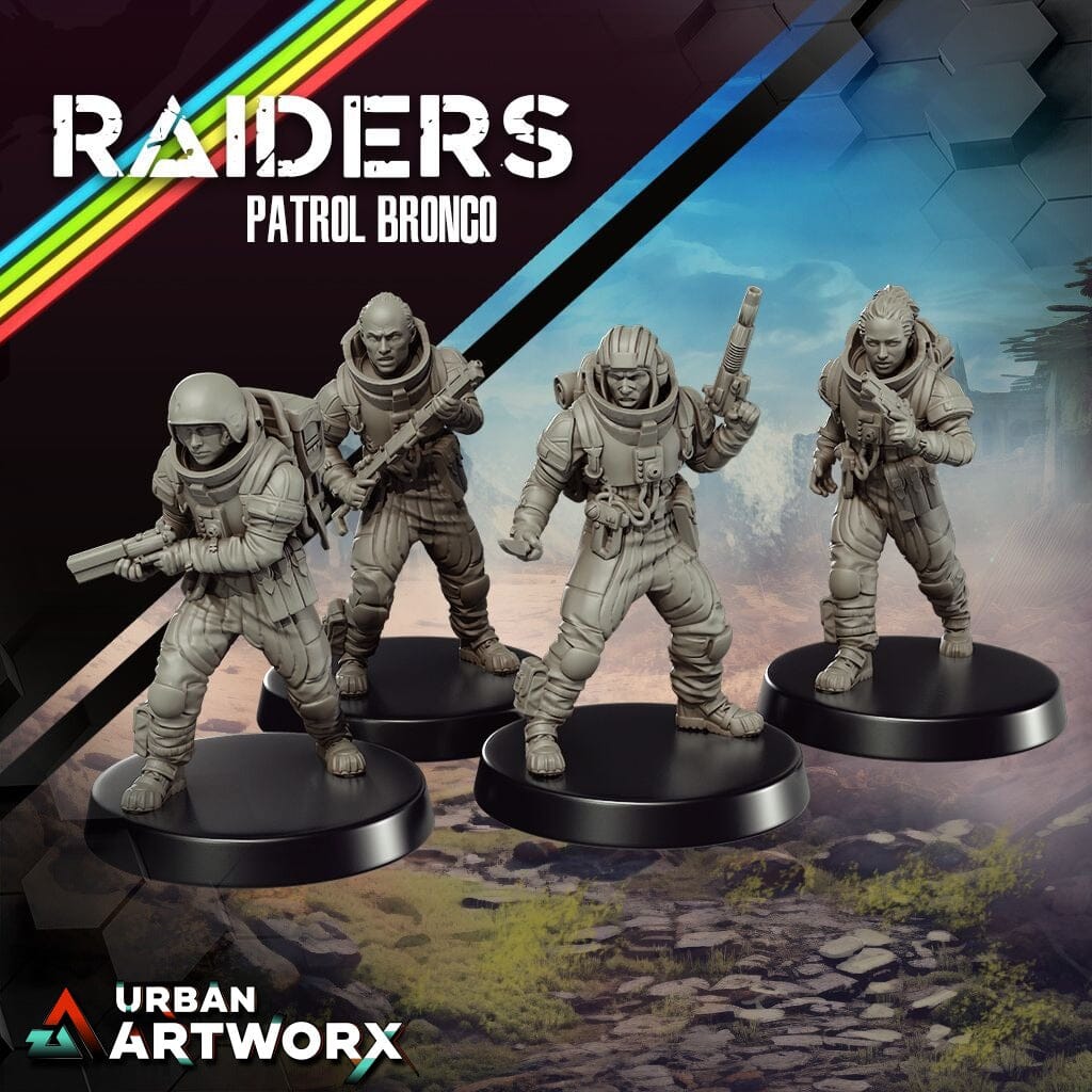 Tabletop Miniaturen - Skullforge Studios - Raiders: Patrol Bronco (4) Skullforge Studios