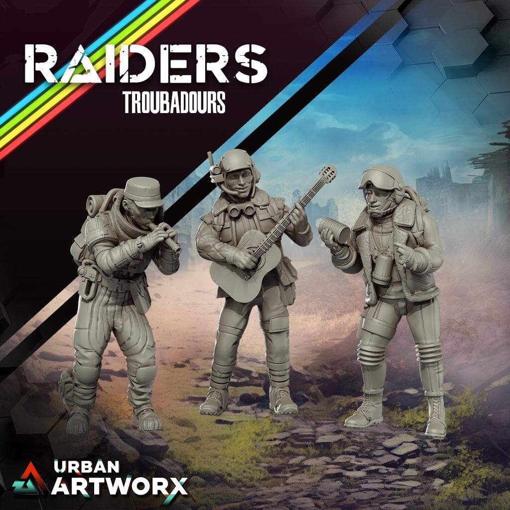 Tabletop Miniaturen - Skullforge Studios - Raiders: Troubadours (3) Skullforge Studios