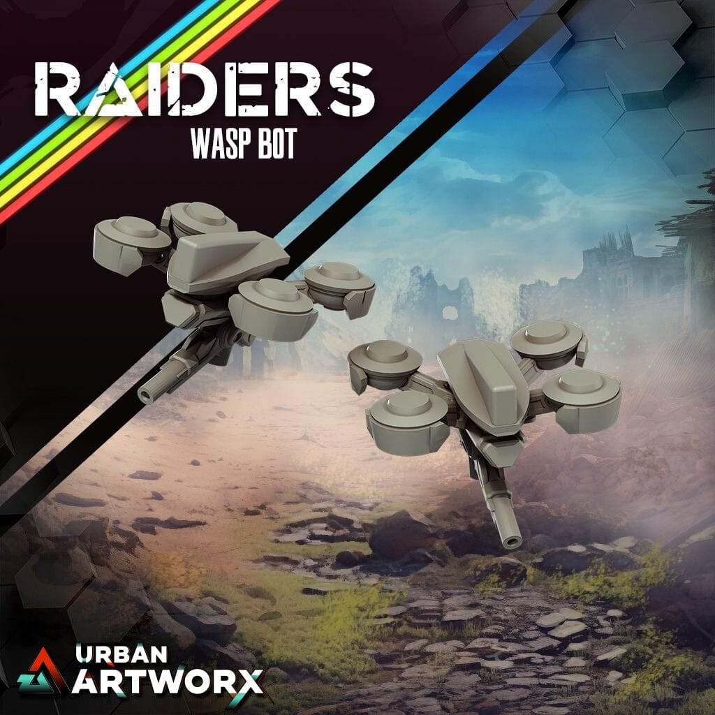 Tabletop Miniaturen - Skullforge Studios - Raiders: Wasp Bot (1) Skullforge Studios