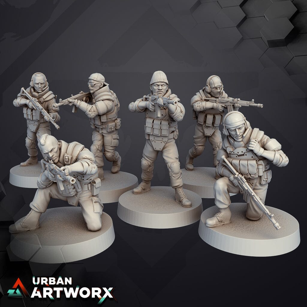 Tabletop Miniaturen - Skullforge Studios - Rapid Response Unit (6) Skullforge Studios