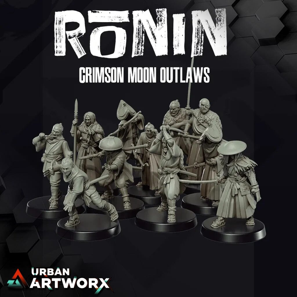 Tabletop Miniaturen - Skullforge Studios - Ronin: Crimson Moon Outlaws (11) Skullforge Studios