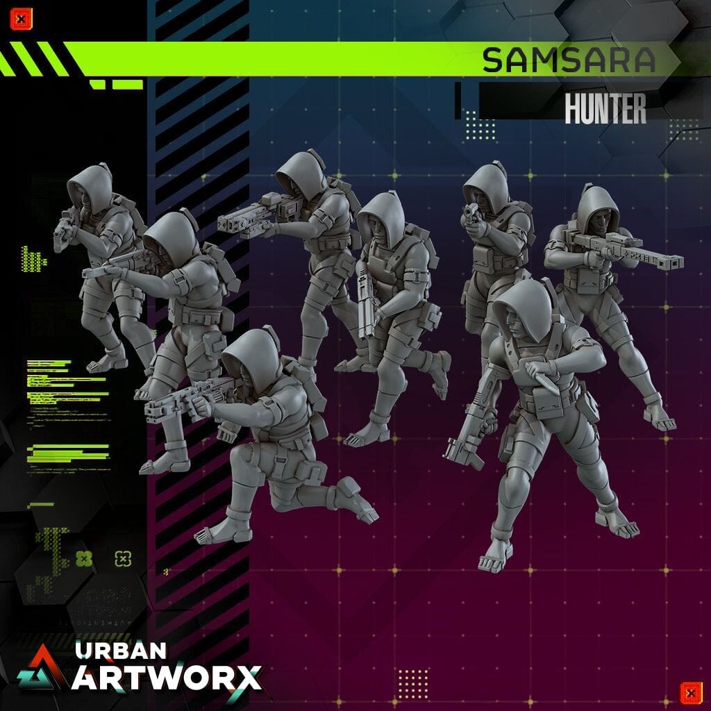 Tabletop Miniaturen - Skullforge Studios - Samsara: Hunter (8) Skullforge Studios