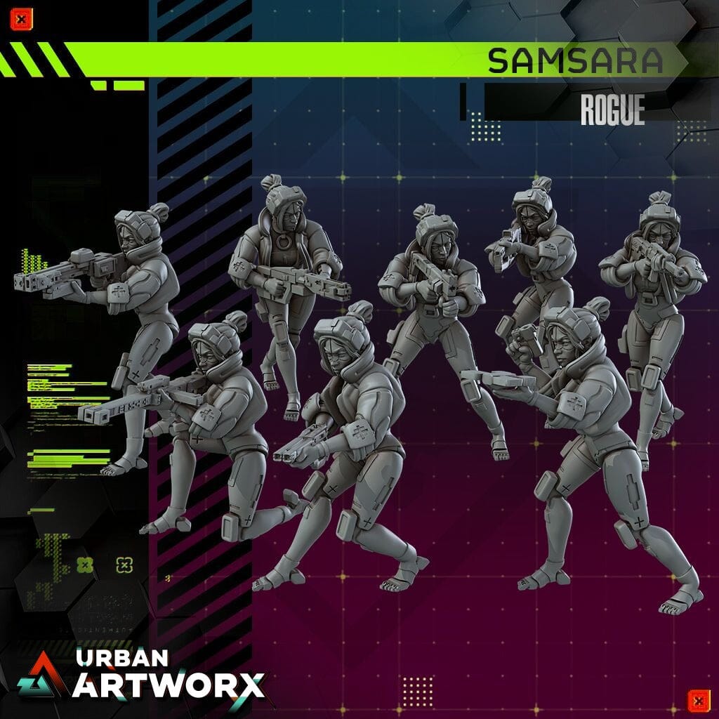 Tabletop Miniaturen - Skullforge Studios - Samsara: Rogue (8) Skullforge Studios