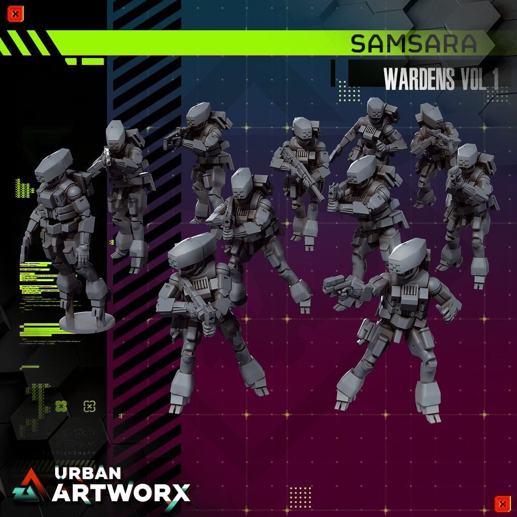 Tabletop Miniaturen - Skullforge Studios - Samsara: Wardens Vol 1 (11) Skullforge Studios