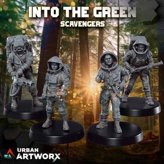 Tabletop Miniaturen - Skullforge Studios - Scavengers of the Green (4) Skullforge Studios