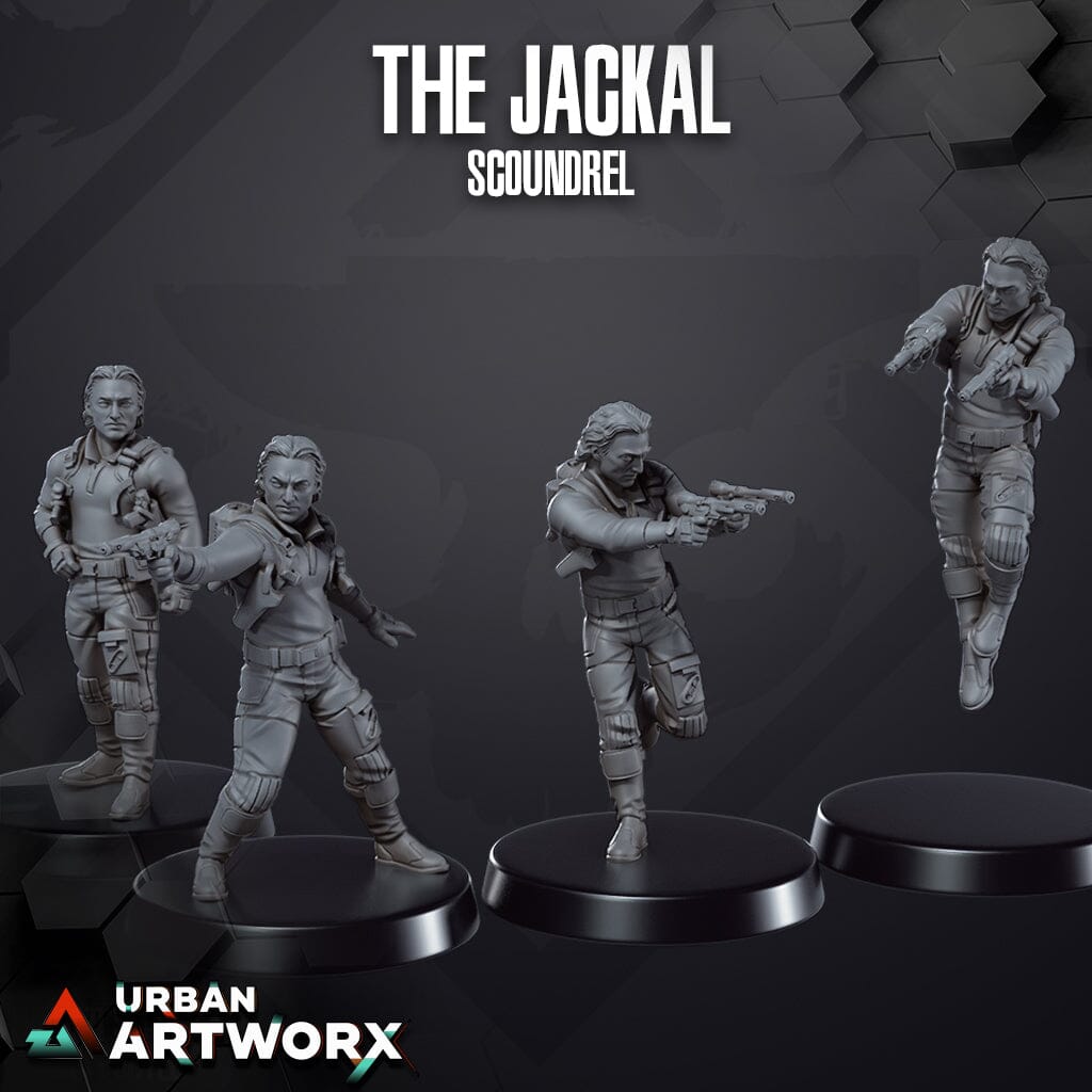 Tabletop Miniaturen - Skullforge Studios - Scoundrel The Jackal (4) Skullforge Studios