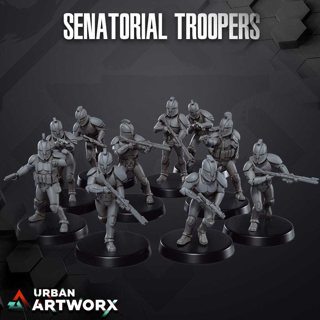 Tabletop Miniaturen - Skullforge Studios - Senatorial Troopers (10) Skullforge Studios