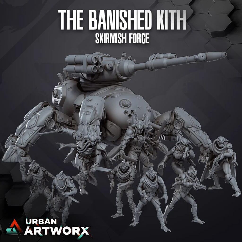 Tabletop Miniaturen - Skullforge Studios - The Banished Kith (9+1) Skullforge Studios