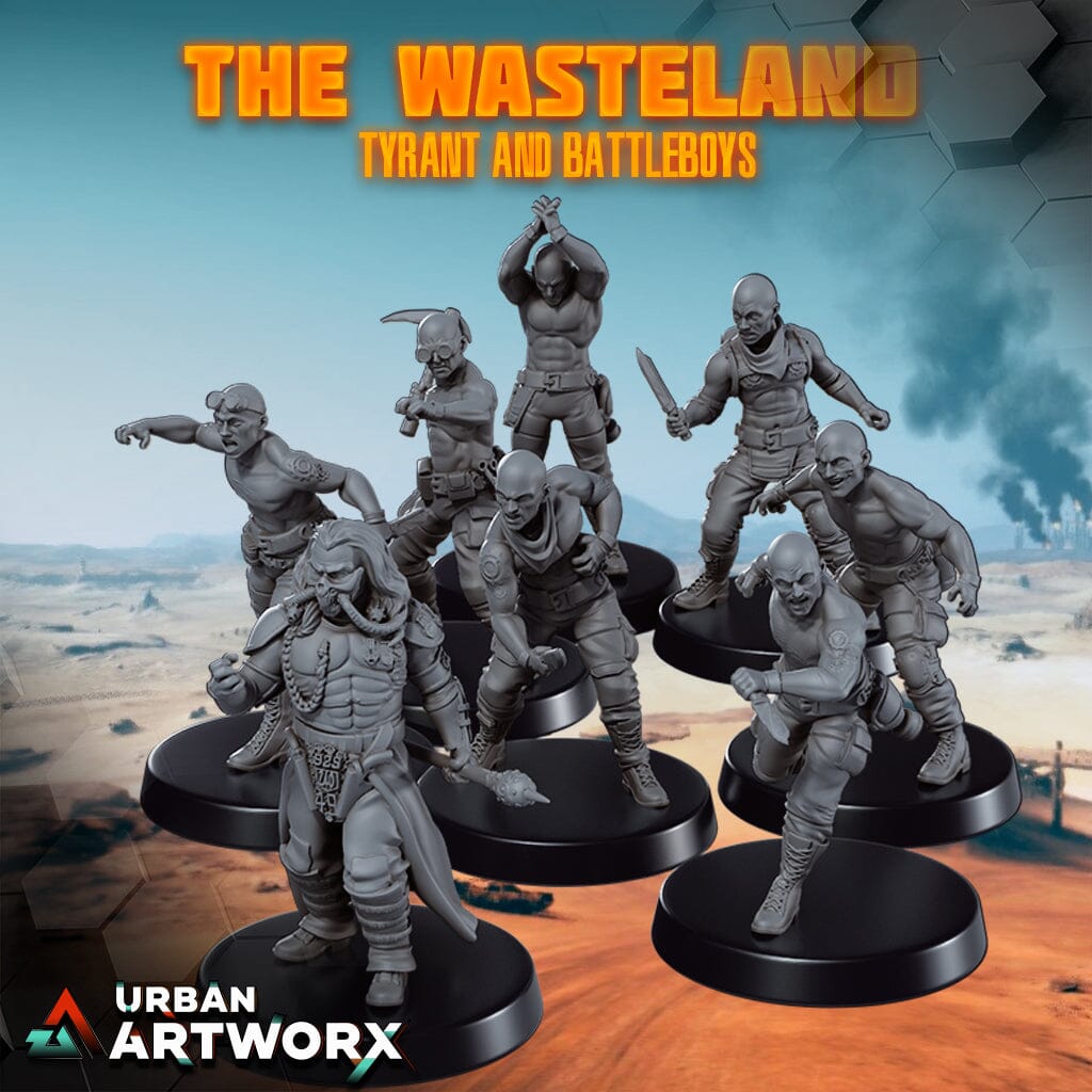 Tabletop Miniaturen - Skullforge Studios - The Wasteland: Tyrant and Battle Boys (8) Skullforge Studios