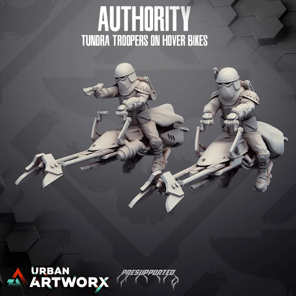 Tabletop Miniaturen - Skullforge Studios - Tundra Trooper Hover Bikes (2) Skullforge Studios