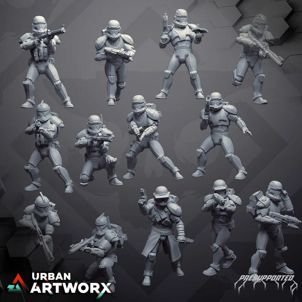 Tabletop Miniaturen - Skullforge Studios - Union Vanguard Troopers (13) Skullforge Studios