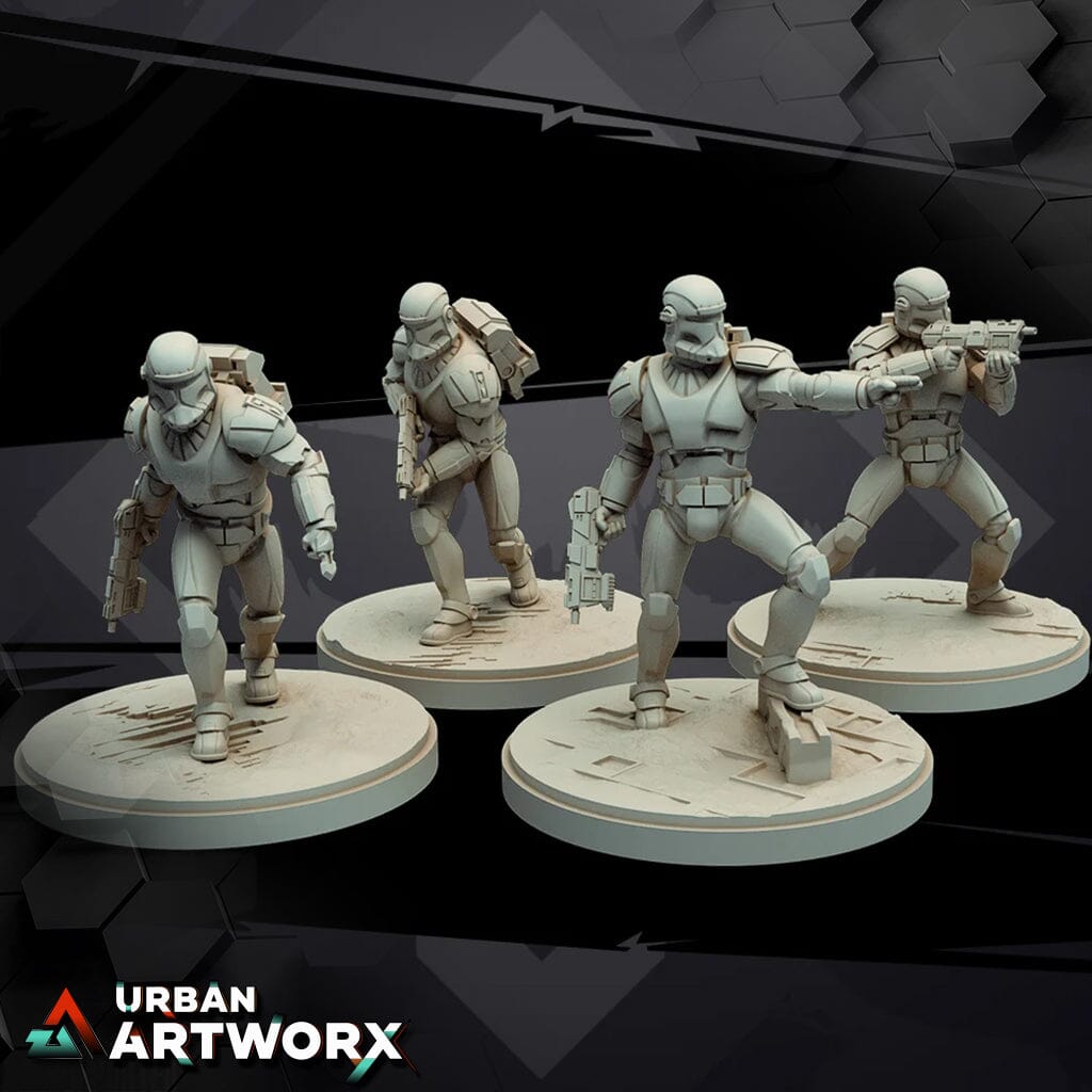 Tabletop Miniaturen - Skullforge Studios - Vanguard Troopers - Shatterpoint (4) Skullforge Studios