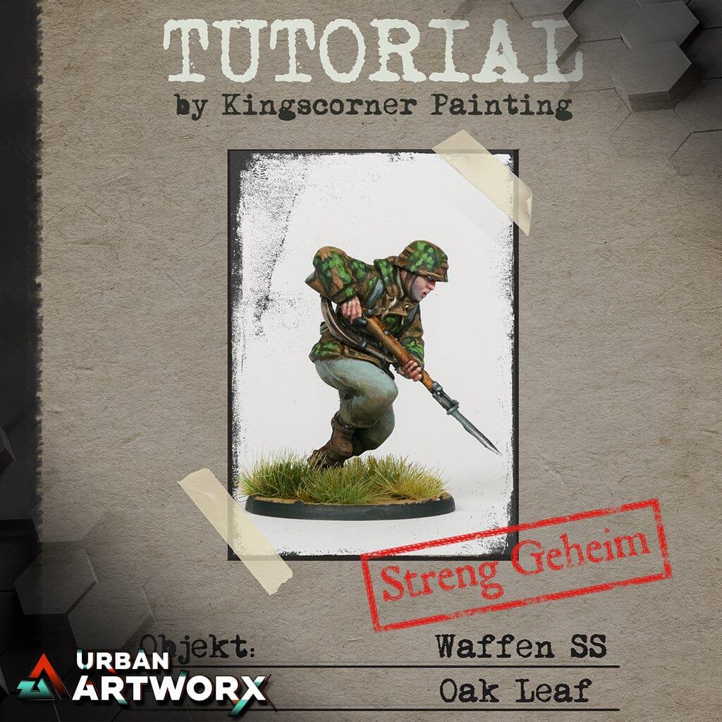 Tabletop - Painting Tutorial - Miniatures- German Oak Leaf Urban ArtworX