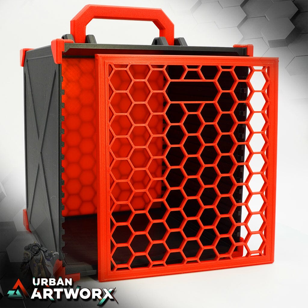 Tabletop Zubehör - Pro Dicer - Hobby Pro Box - Alternate Box Lids M/L Pro Dicer Open Mesh Red