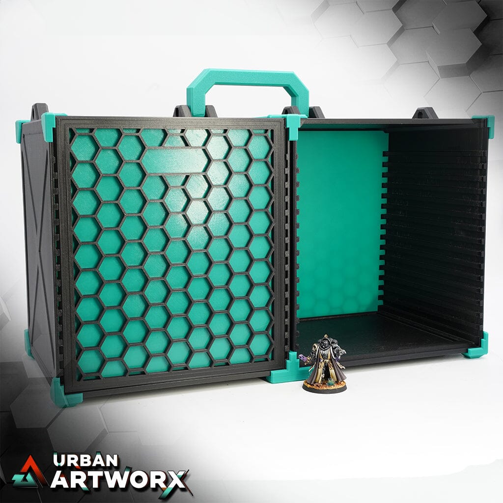 Tabletop Zubehör - Pro Dicer - Hobby Pro Box L Pro Dicer Handle + 'Possible' Shoulderstrap Petrol